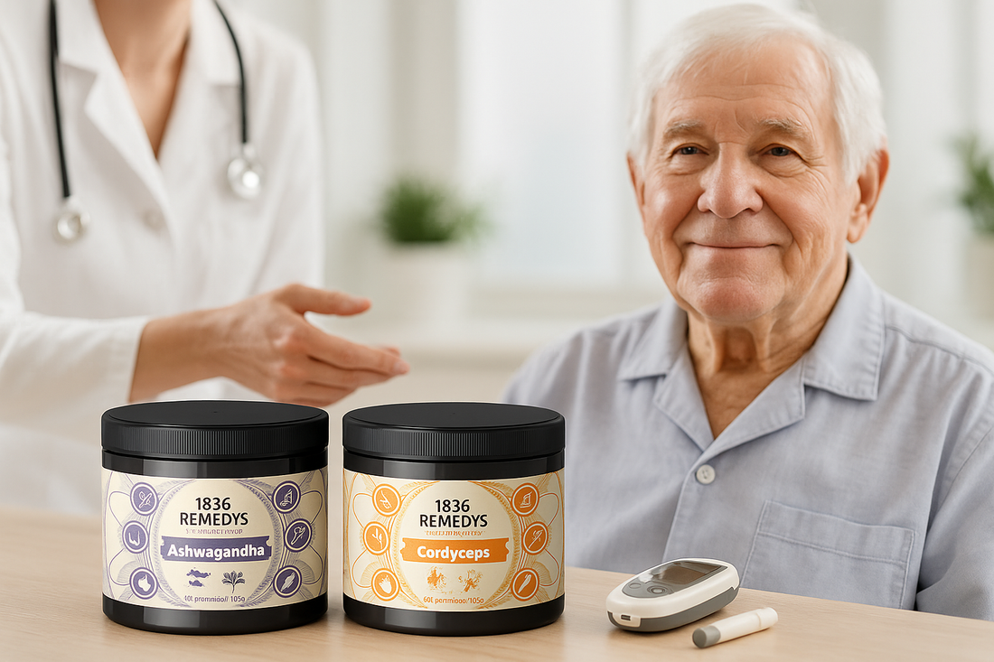 shwagandha y Cordyceps: adaptógenos que apoyan en el control de la diabetes