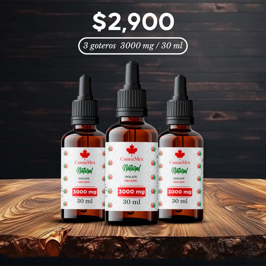 ¡PROMO! 3 Goteros de CBD de $3,900 a $2,900