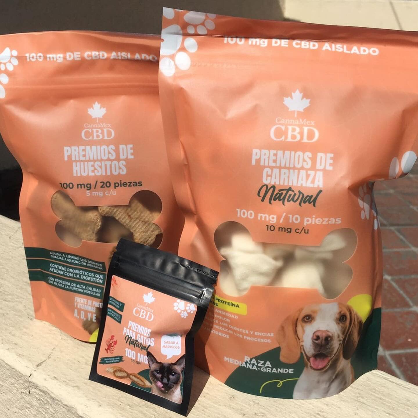 Premios de carnaza para mascotas - 100 mg