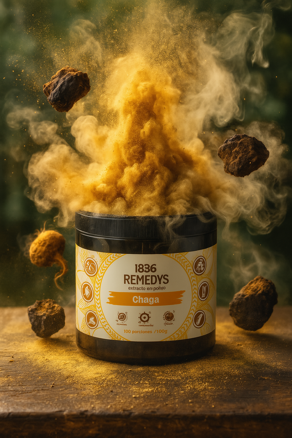 Chaga - 100% raiz en polvo