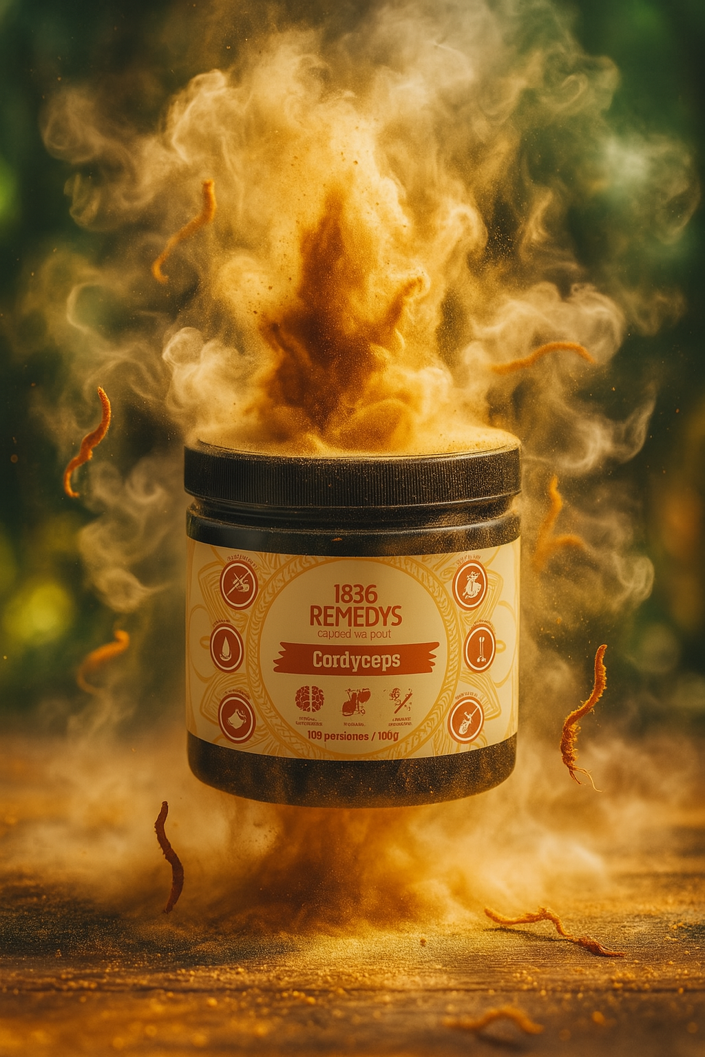 Cordyceps - 100% raiz en polvo