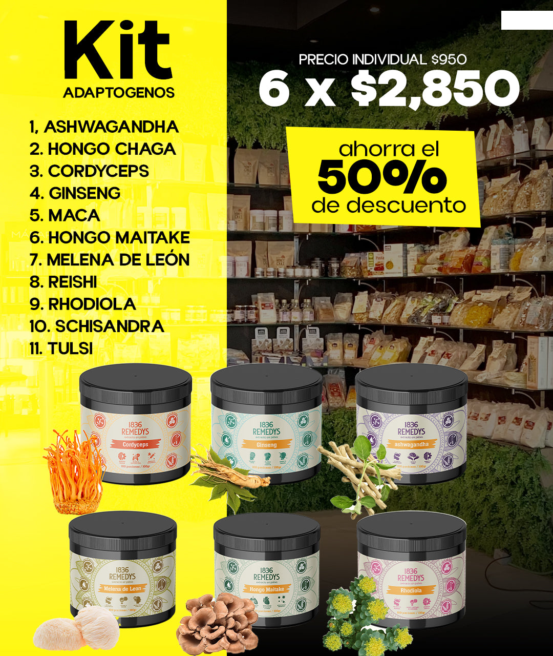 KIT Adaptogenos (Ahorra mas del 40%)