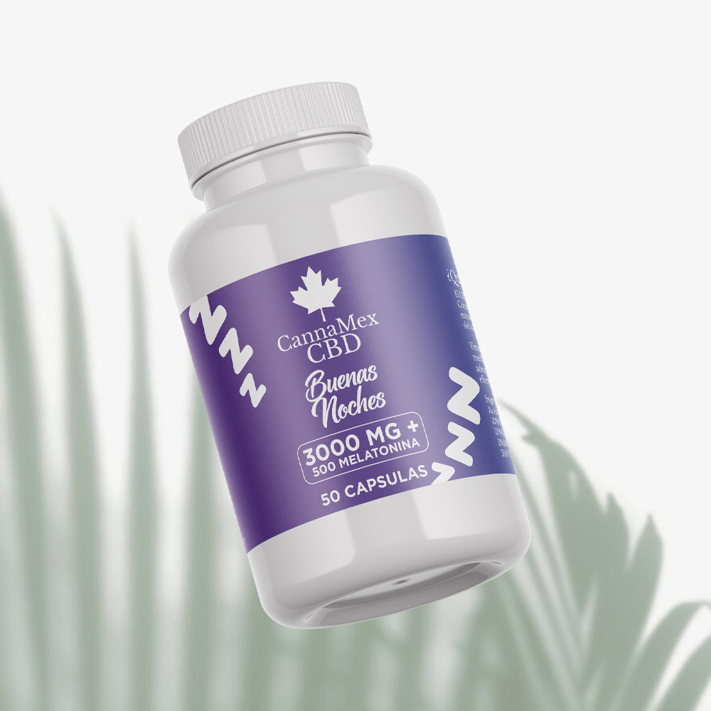 Cápsulas de CBD con Melatonina – Presentación de 25 o 50 cápsulas