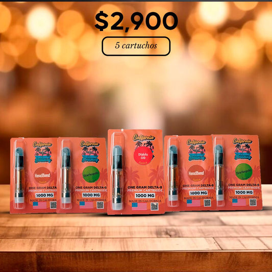 ¡PROMO! 5 Cartuchos D8 de $4000 a $2,900