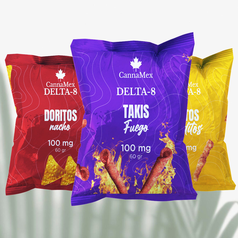 Comestibles CHIPS de THC – Doritos Nachos, Takis Fuego, Chetos torciditos