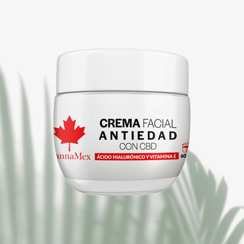 Crema Antiedad con CBD – Presentación de 250 mg (60 ml)