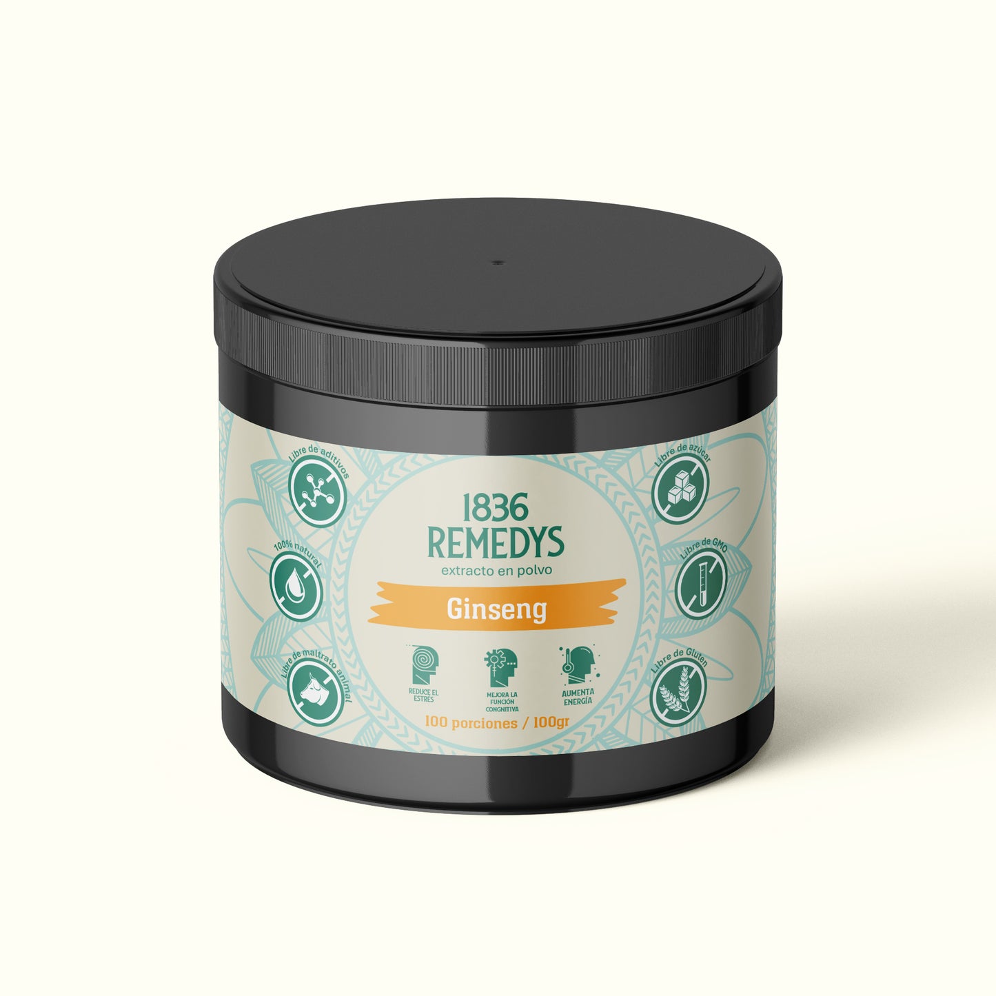 Panax Ginseng - 100% raiz en polvo
