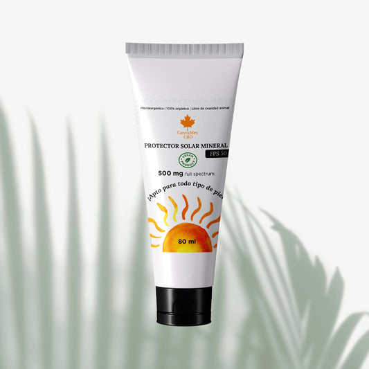 Bloqueador Solar Mineral con CBD