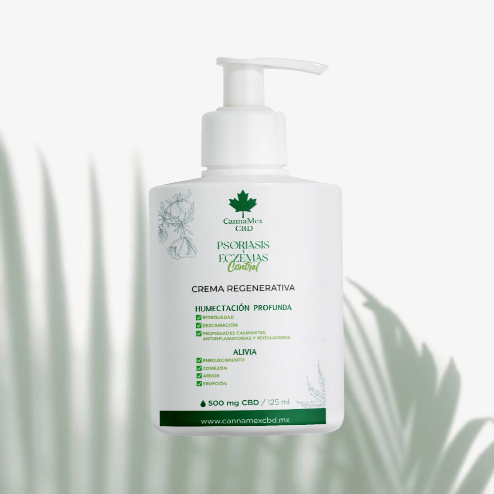 Crema de Psoriasis y Eczemas Control con CBD
