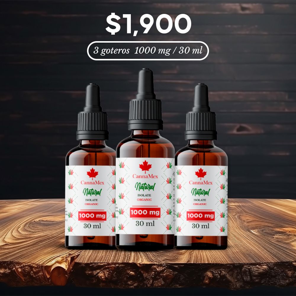 ¡PROMO! 3 Goteros de CBD de $2,400 a $1,900