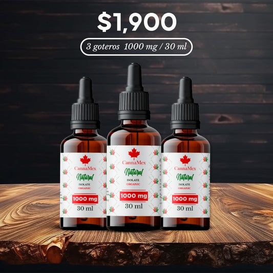 ¡PROMO! 3 Goteros de CBD de $2,400 a $1,900