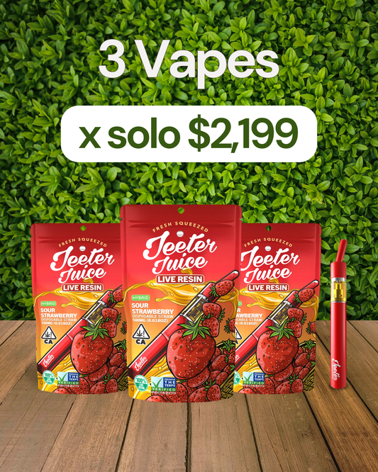 ¡PROMO! 3 Vapes D8 x de $3000 a $2,199