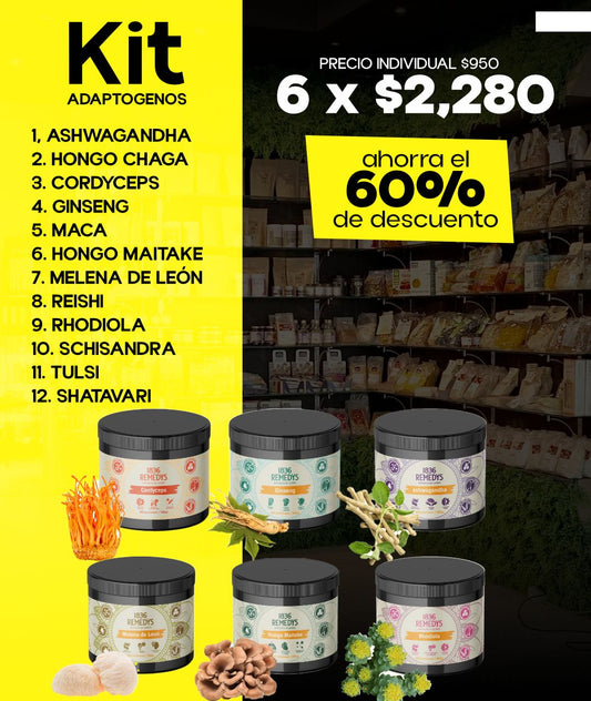 KIT Adaptogenos (Ahorra mas del 60%)