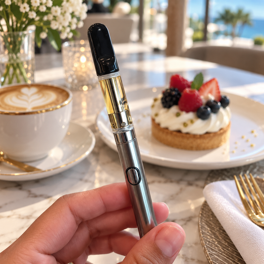 Dispositivo relajante de CBD - cart y pila