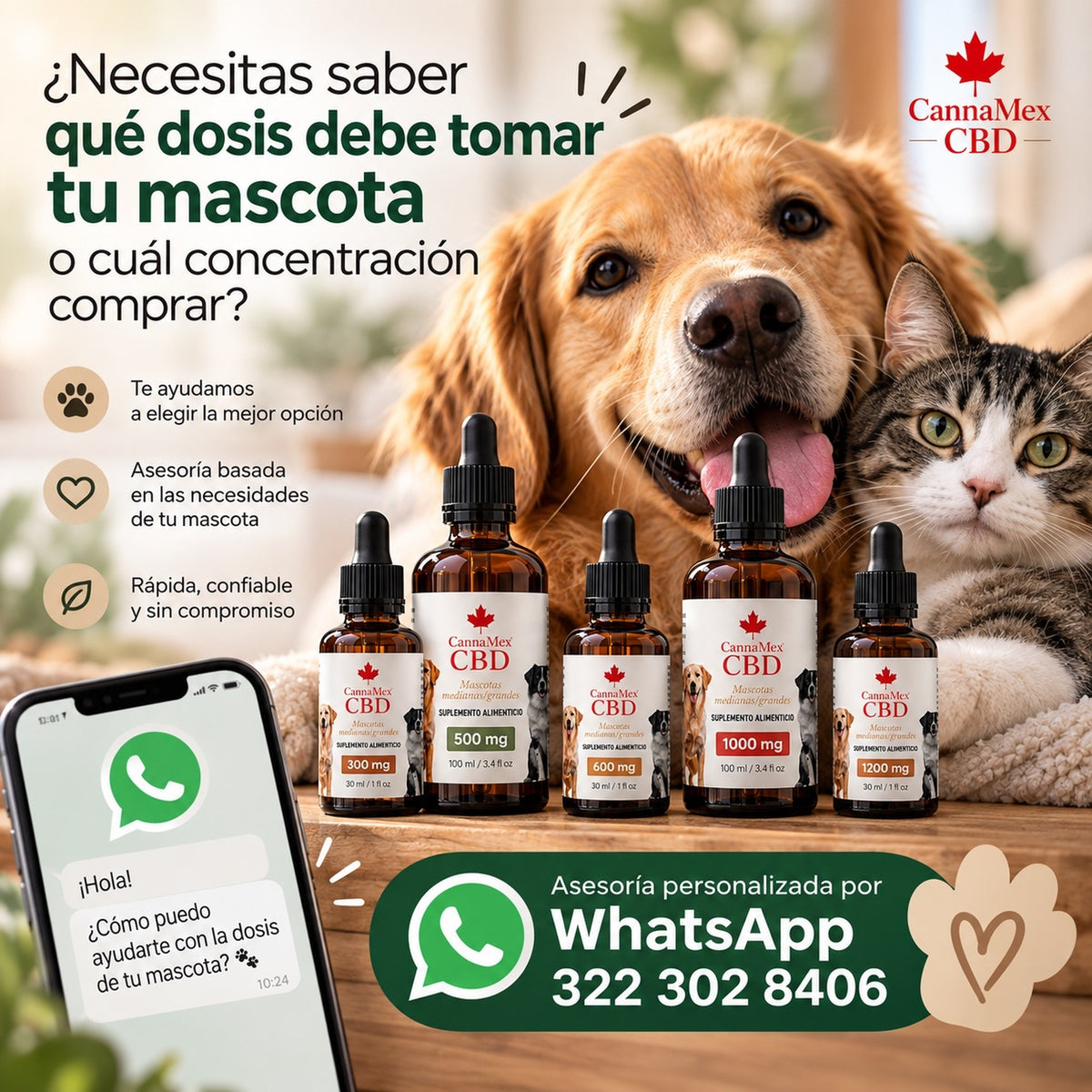 Alivio total canino sabor salmón