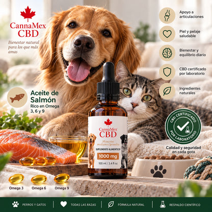 Alivio total canino sabor salmón