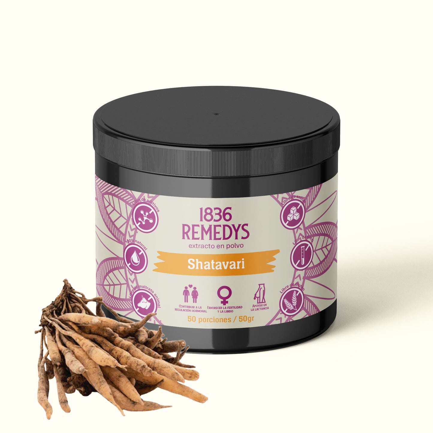 Shatavari- 100% raiz en polvo
